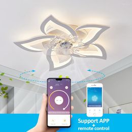 Ceiling Fans With Lights Smart Switch Modern Led Fan Lamp Minimalist For Living Room Bedroom Home Decor