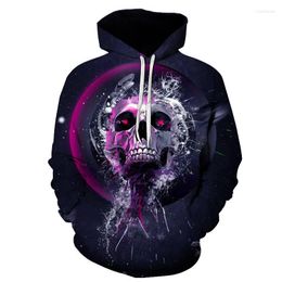 Men's Hoodies Men/Women Sweatshirt 3D Print Long Hair Beauty Skull Streetwear Harajuku Pullover Hip Hop Jacket Oversized Hoodie