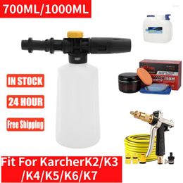 Lance 750ML/1000ML High Pressure Snow Foam Water Gun For Karcher K2-K7 Soap Generator Adjustable Sprayer Nozzle