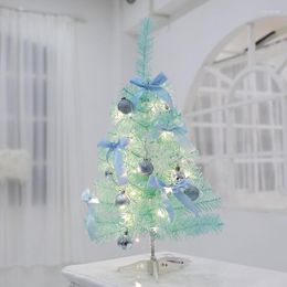 Christmas Decorations 60cm Blue Tree Ornament 2022 Year Decor Pink Artificial Simulation Plant For Home