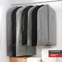 Clothing Storage Suit Fur Large Clothes Dust Cover Bag Hanging Non-woven Covers Coat Lalafanfan Fabric Rail Home