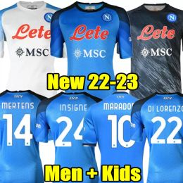 Maradona 22 23 Napoli soccer jersey Naples football shirt 2022 23 ZIELINSKI KOULIBALY camiseta de futbol INSIGNE maillot foot MERTENS camisa LOZANO OSIMHEN CALCIO