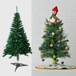 Christmas Decorations Mini Tree Indoor Outdoor Artificial Xmas PVC Home Desktop Ornaments Navidad Decoration Year 2023