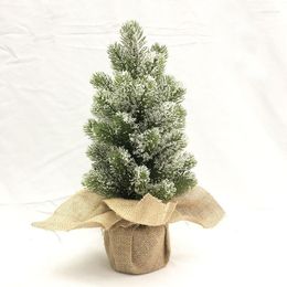 Christmas Decorations 30/40cm Durable Tabletop Tree Mini Fake Desktop Miniature Pine Party Ornaments