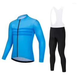 Racing Jackets Spring Autumn Long Sleeve Jersey Men's Breathable Mountain Cycling Road Bike Clothing Speed Modern Set