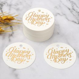 Party Decoration Mini 100Pcs/Set Gorgeous Love Mom Craft Tags Lightweight Golden Foil Festival Accessories