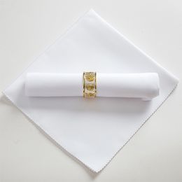 Table Napkin 10pcs Polyester Cloth Wedding Napkins Square Solid Table Napkin Wipes Home Event el Party Dining Restaurant Table Decoration 220930