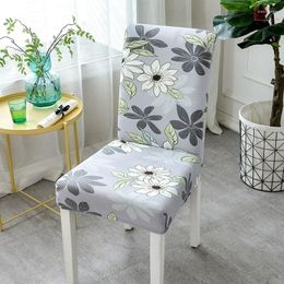 Chair Covers Spandex Cover Dining Room Elastic Lounge Slipcover Seat Case Housse De Chaise Jacquard Protector For Kitchen El Banquet