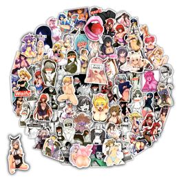 100PCS Sexy Anime Girl Stickers for Adult Laptop Waterproof Vinyl Decal for Water Bottle