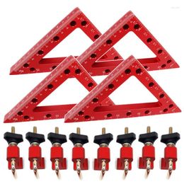 Professional Hand Tool Sets Woodworking 150mm Triangle Ruler 90 Degree L-Shaped Right Angle Clamp Aluminum Corner Splicing Board Fixed Clip