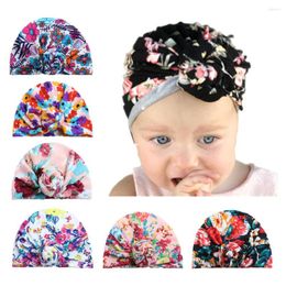 Hats ON SALE 1PCS Children Winter Warm India Cap For Kid Turban Solid Casual Skullies Beanie Girl Head Wrap Bohemian