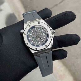 apf zf nf bf N C Luxury Mens Mechanical Watch Abby Roya1 Oak Offshore Series 15720st Oo. A009ca. 01 Grey Fine Steel 42 Swiss es Brand 5IPI