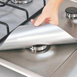 Table Mats 4PCS Gas Stove Protector Cover Liner Stovetop Burner Kitchen Accessories Heat Resistant Cooker