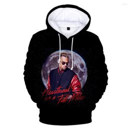 Men's Hoodies Trendy Fashion Classic 3D Print Long Sleeve Sweatshirt Men/women Casual Autumn Hooded Men Hoodie Pullovers Chris Brow