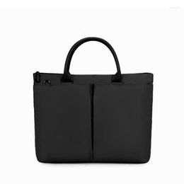Briefcases Fashionable 15inch Waterproof Shoulder Computer Briefcase Laptop Bag For Men Women