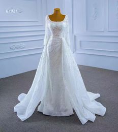 A-Line Wedding Dresses Luxury Elegant Lace Bridal Gown SM67334