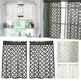 Curtain Curtains Window Screens Short Rod Kitchen Coffee Bedroom 24 X 29 Inch 2 Panels