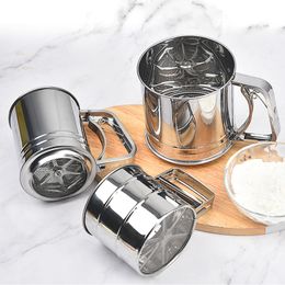 Powder Sugar Sifter for Baking Small Cup Flour Stainless Steel Fine Mesh Sieve Powdered Strainer Large 1223199