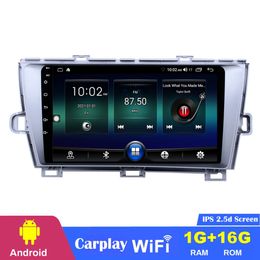 Car dvd Multimedia System Player for Toyota Prius 2009-2013 LHD with USB WIFI support SWC 1080P 9 inch Android