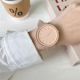 Wristwatches Women's Fashion Bracelets Watches Leather Belt Watch Women Girls Female 2022 Brand Sport Quartz Montre Femme