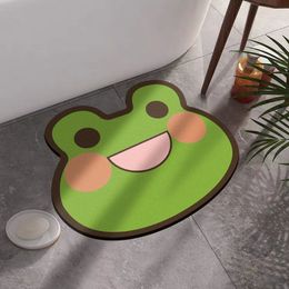 Carpet Cartoon Bathroom Floor Mat Diatom Mud Bathroom Toilet Door Absorbent Nonslip Quickdrying Foot Mat Household Entry Door Mat 220930