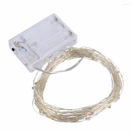 Strings 10pcs Battery Led String Light 2M 5M 10M 3 Operated Garland Outdoor Indoor Home Christmas Decoration Strip