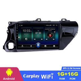 car dvd Touchscreen Radio Player for TOYOTA HILUX 2016-2018 LHD with USB WIFI 10.1 inch Android HD