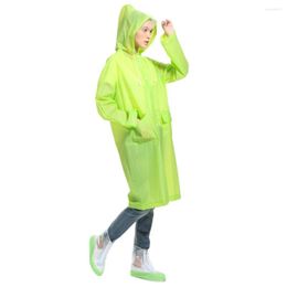 Coat EVA Raincoat For Women Men Rain Jacket Solid Coats With Hoods Adult Girl Trench Poncho Outfits Reusable Rainwear MackintosH