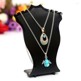 Jewelry Pouches Pendant Necklace Chain Earring Bust Display Holder Stand Showcase Rack 85LB