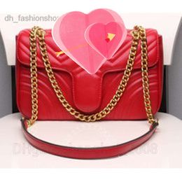 Designer Bags Luxurys Digners Bags Women Shoulder Red Classic Leather Heart Style Gold Chain Handbag Tote Msenger Handbags Multi Pochette Factory Direct Sale