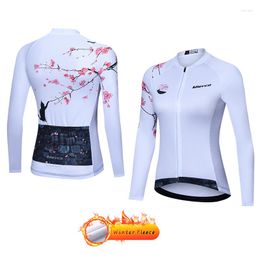 Racing Jackets Bike Shirt Mountain Mujer Clothing Winter Fleece Sports Top Camisetas Cycling Jersey BMX Jaquetas Roupa Ciclismo Feminina