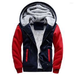 Men's Tracksuits Men's Male Early Winter Casual Sportwear Suits Letter Print Men Tracksuit Jacket Sweatshirt Set Thick Zipper Fleece