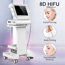 Multi-Functional Beauty Equipment 8D HIFU Anti-Wrinkle Liftting Face Body Slimming Wrinkle Removal With 2 Handles For Body Neck Skin Tightening Aesthetic Machine