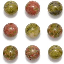 Beads 2022 Natural Loose Spacer Unakite Bead For Jewellery Making