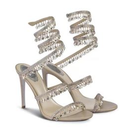 Летние благородные сандалии из кожи с кристаллами и жемчугом в форме люстры элегантное женское свадебное платье банкет на высоком каблуке