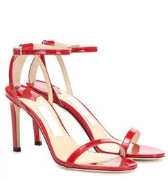 Summer Popular Sandals Leather Narrow Strap Ankle Strap Elegant Women's Fashion Evening Dress Walking Shoes
