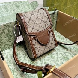 Leather Shoulder Bags Mini Crossbody Luxury Phone Pouch Bag Cross Body Shopping Men Wallets Top Designer Coin Purses Women Card Purse Fashion Wallet Sport Artwork