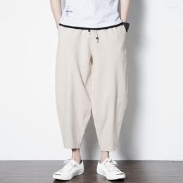 Men's Pants Plus Size 2022 Summer Casual Harem Men Jogger Loose Trousers Male Chinese Traditional Harajuku M-6XL 7XL