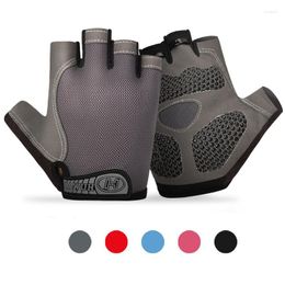 Cycling Gloves Professional Fitness Half Finger Breathable Anti-Slip Women Men Summer Fingerless Equipment