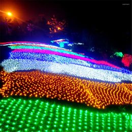 Strings 8M X 10M 1920 LED Home Outdoor Holiday Christmas Decorative Wedding Xmas String Fairy Curtain Garlands Strip Party Lights