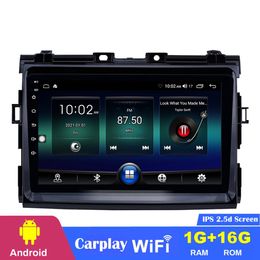 Android car dvd Touchscreen Player 9 inch Head Unit for 2006 2007 2008-2012 Toyota Previa with GPS Navigation Radio AUX support Digital TV Carplay