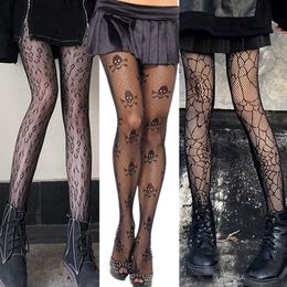 Socks Hosiery 8 Styles Tights Pantyhose Japanese Black Retro Rose Flower Fishnet Lace Trousers Bottoming Stockings Women T220930