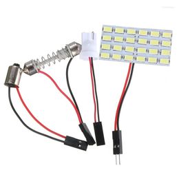 SMD Light Panel Board Pure White Auto Interior Reading Map BA9S Festoon Lamp Bulb DC12V Support Drop