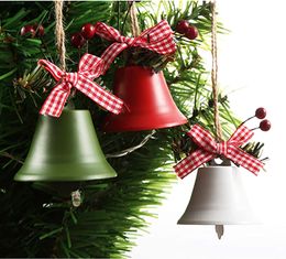 -12 PCs Ornamentos de campainha de Natal de Natal Decorações penduradas Decorações de tamanho grande anéis