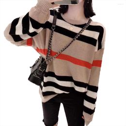 Women's Sweaters Spring Autumn Cute Striped Pullover Knitted Women'S For Women 2022 Korean Female Winter Jumper Sweater Jersey Clothing