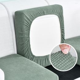 Chair Covers Solid Colour Thicken Elastic Sofa Cover Living Room Protector Kids Slipcover Couch Seat Cushion Washable Removable 1pcs