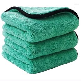 Car Sponge Detailing Microfiber Towel Cleaning Drying Cloth Thick Washing Rag For Cars Kitchen Auto Wash Care