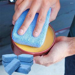 Car Sponge 5/10pcs Automobile Microfiber Applicators Sponges Cloths Microfibre Hand Waxed Polishing Pad 12x8x3cm Care Cleaning