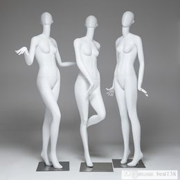 New Matte Dummy White Mannequin Women Full Body Display Dummy Brand Clothing Store Window Model