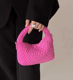 luxury ladies handbags handwoven bag ladies dumpling bags quality shoulder bags popular messenger bag